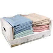Wholesale - 27" X 55" BATH TOWEL ASSORTED C/P 96, UPC: 848496062658